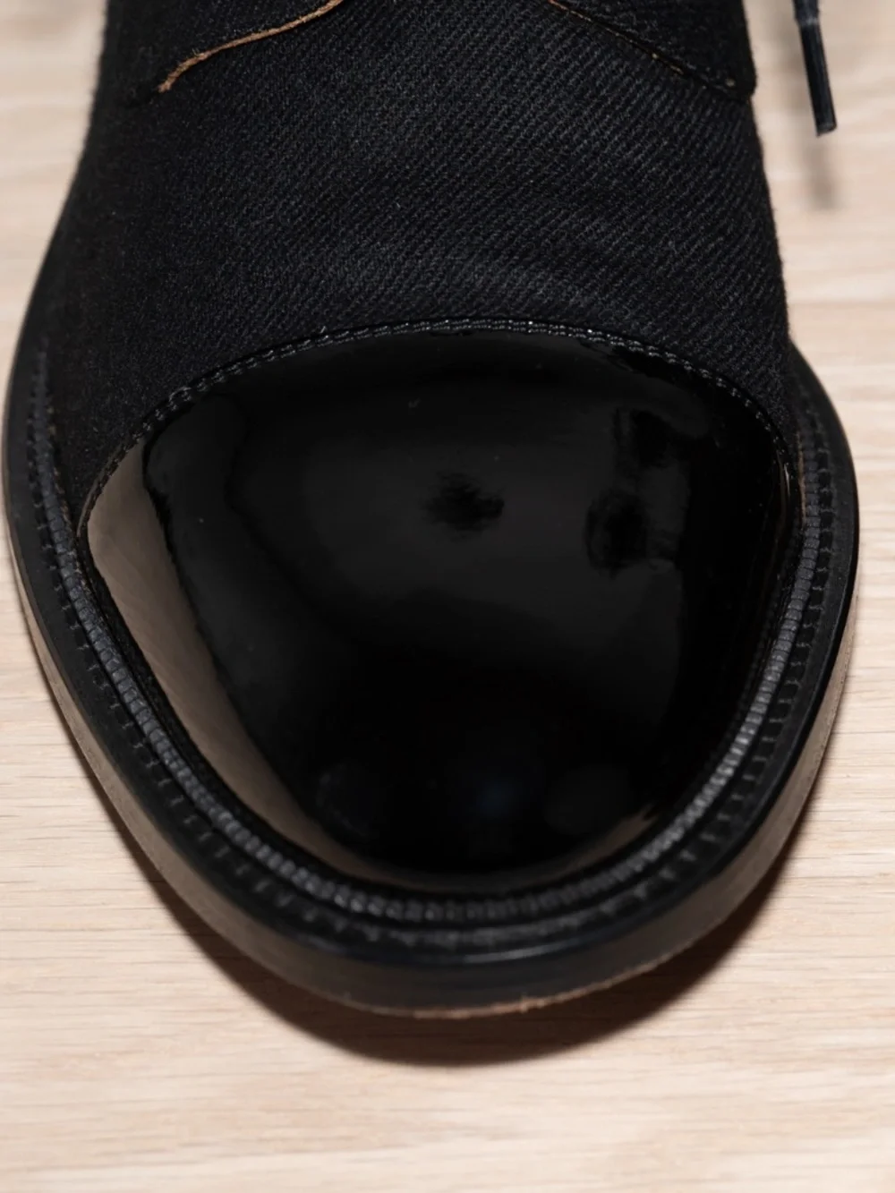 TAFT Jack Boot Tux Black Leather Cap Toe Dress Boots Men's Size 10